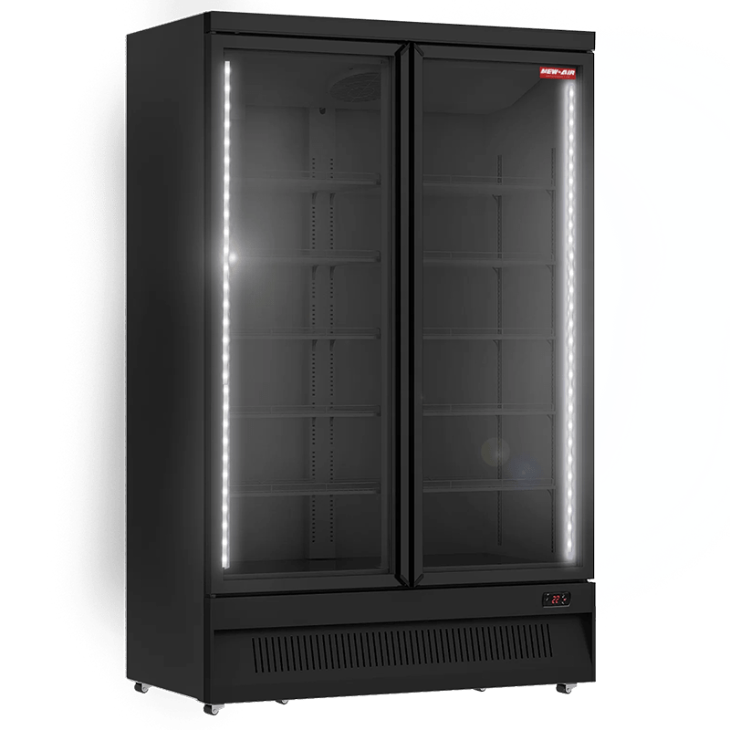New Air NGR-49-HB Glass Door Refrigerator