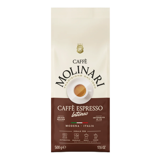 Caffe Molinari Intenso Coffee Beans, 500g