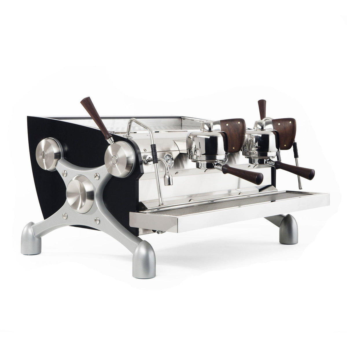 Slayer Espresso V3 2-Group espresso machine, front three-quarter view